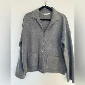 Abercrombie & Fitch Charcoal Cardigan